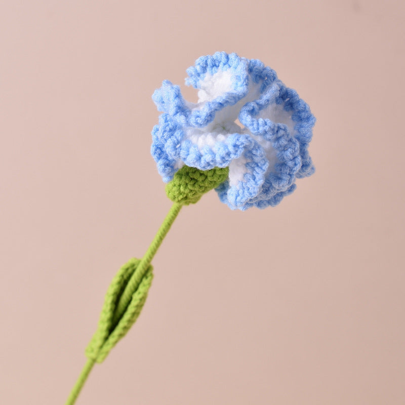 Finished Sunflower Handmade Knitted Artificial Flower Faux Yarn Flower Decoration Sunflower Flower Valentine's Day Teacher's Day Gift