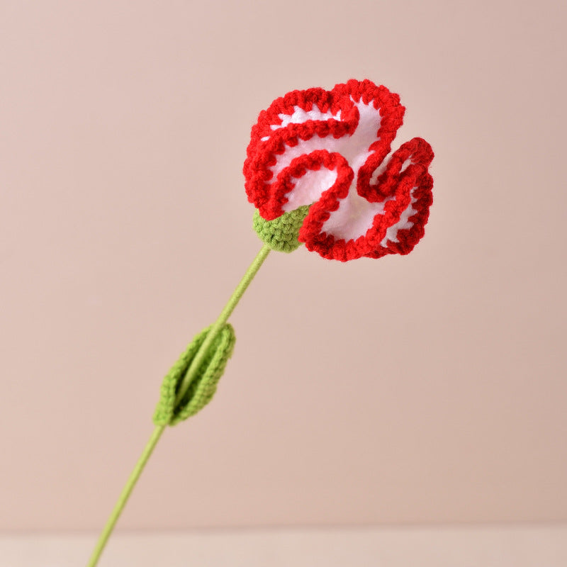 Finished Sunflower Handmade Knitted Artificial Flower Faux Yarn Flower Decoration Sunflower Flower Valentine's Day Teacher's Day Gift