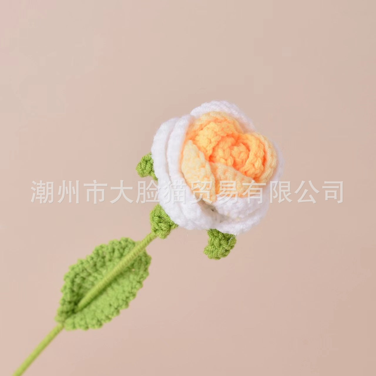 Finished Sunflower Handmade Knitted Artificial Flower Faux Yarn Flower Decoration Sunflower Flower Valentine's Day Teacher's Day Gift