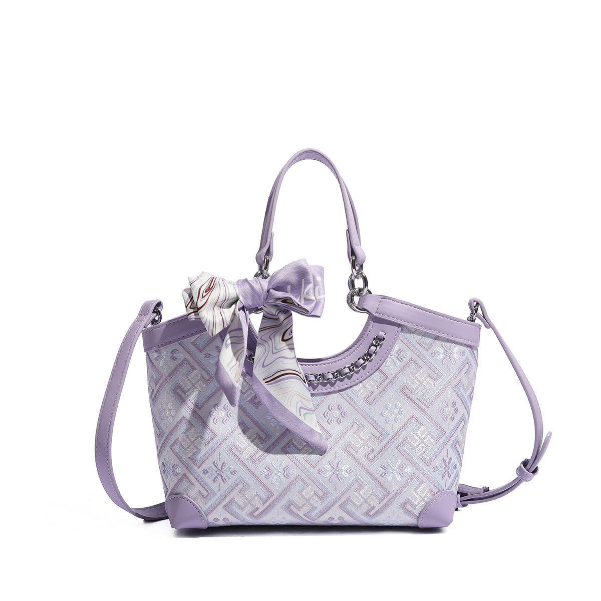 New! Zhuang Brocade Crossbody Bag