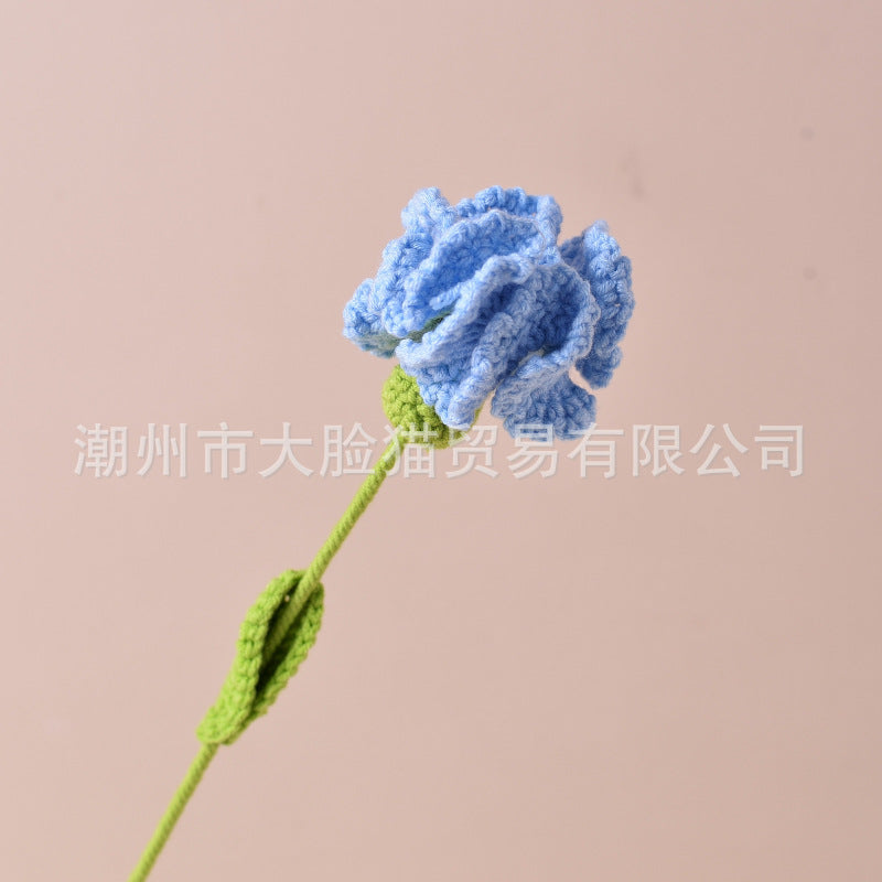 Finished Sunflower Handmade Knitted Artificial Flower Faux Yarn Flower Decoration Sunflower Flower Valentine's Day Teacher's Day Gift