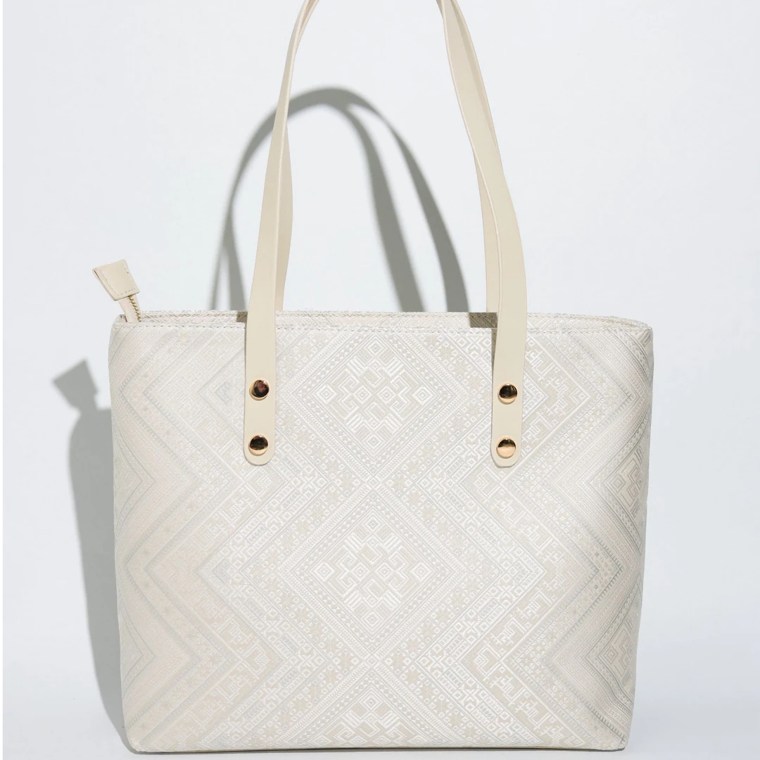 Zhuang Brocade Tote Bag for Women